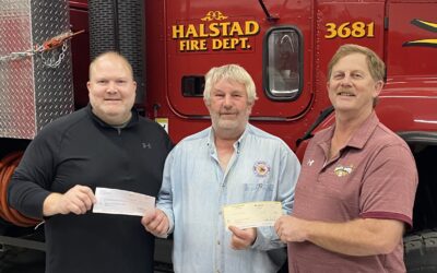 Halstad Fire Department Receives Generous Donation
