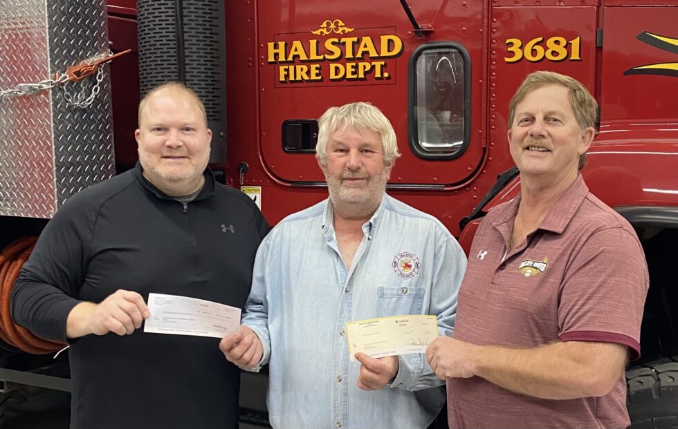Halstad Fire Department Receives Generous Donation Halstad